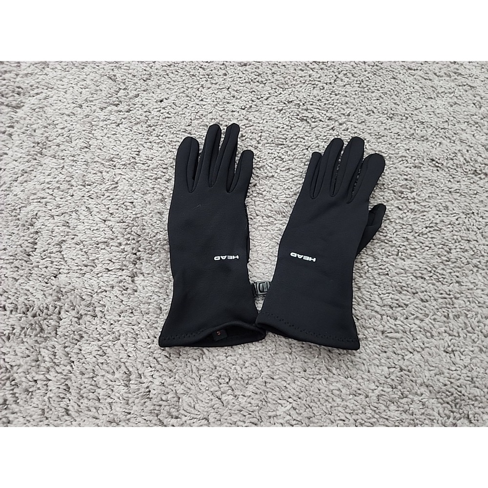 Head Multi-Sport Gloves Unisex Small Black Touchscreen Grip Activewear